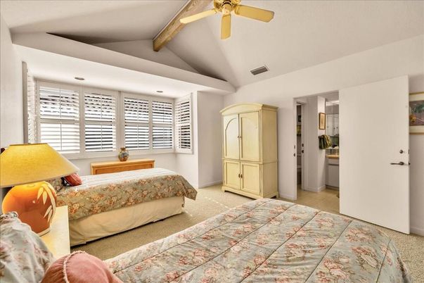 Bedroom, Interior, Wooden Beams