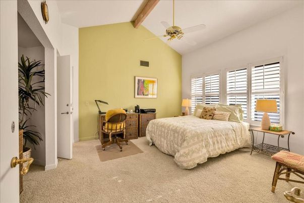 Bedroom, Home Office, Interior, Wooden Beams