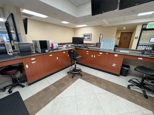 Home Office, Interior, Recessed Lighting