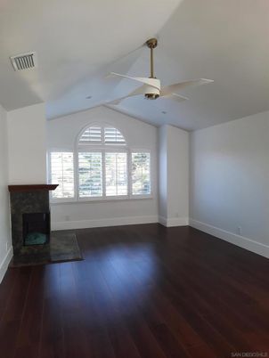 Empty room, Fireplace, Interior, Wood Texture Flooring