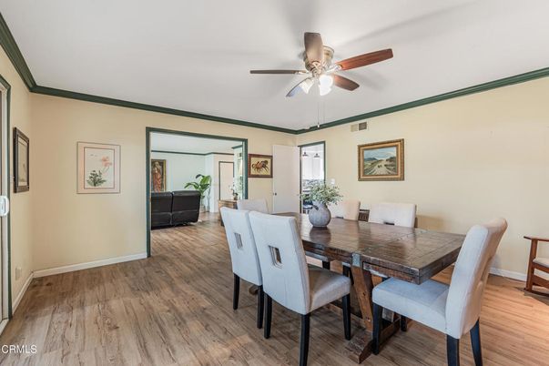 Dining room, Interior, Wood Texture Flooring