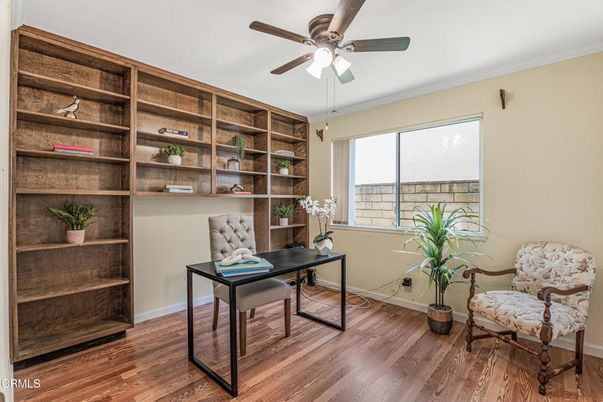 Home Office, Interior, Wood Texture Flooring