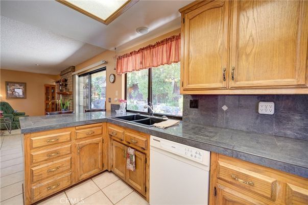 Interior, Kitchen, Recessed Lighting, Tile Countertops