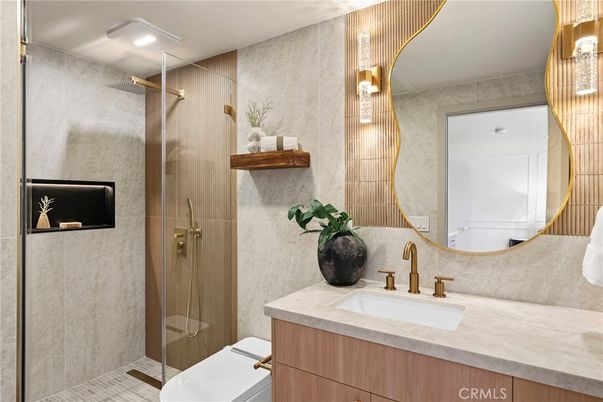 Bathroom, Glass Shower, Interior