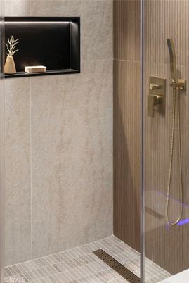 Bathroom, Glass Shower, Interior
