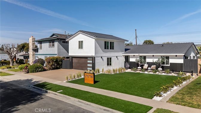 Attached, Backyard, Exterior, Facade, Farmhouse