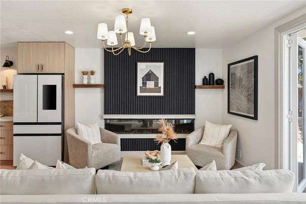 Chandelier, Interior, Living room, Recessed Lighting