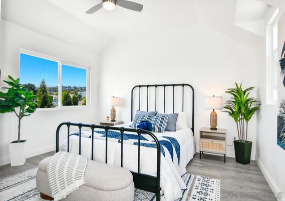 Bedroom, Interior, Wood Texture Flooring