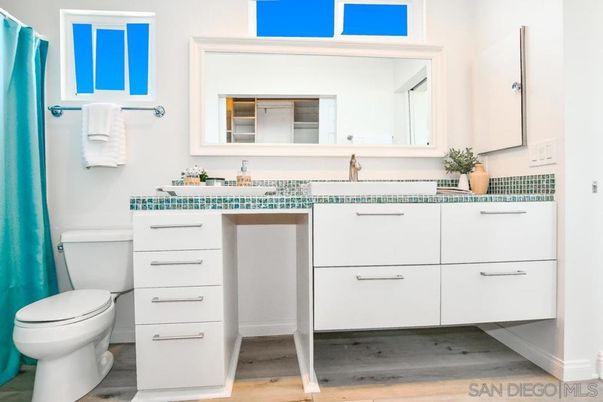Bathroom, Interior, Wood Texture Flooring