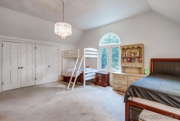 Bedroom, Chandelier, Interior