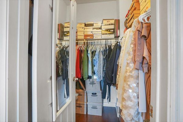 Interior, Walk-in Closets, Wood Texture Flooring
