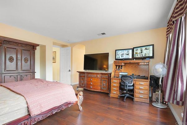 Bedroom, Home Office, Interior, Wood Texture Flooring