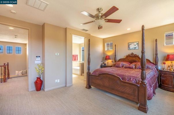 Bedroom, Interior, Recessed Lighting