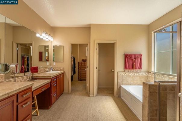 Bathroom, Dual Sink Vanities, Interior, Tile Countertops