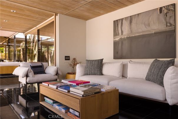 Interior, Living room, Recessed Lighting, Wooden Ceilings
