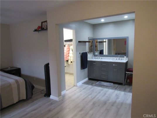Bathroom, Bedroom, Interior, Recessed Lighting, Wood Texture Flooring