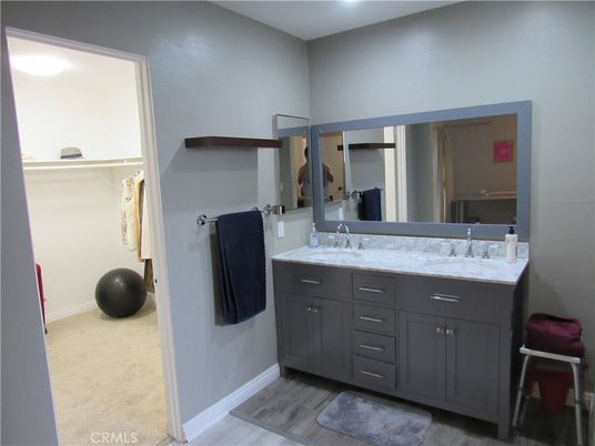 Bathroom, Dual Sink Vanities, Interior, Wood Texture Flooring