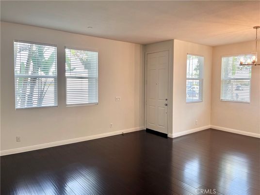 Empty room, Interior, Pendant Lights, Wood Texture Flooring