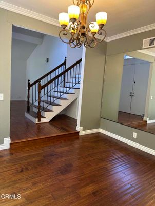 Chandelier, Interior, Wood Texture Flooring