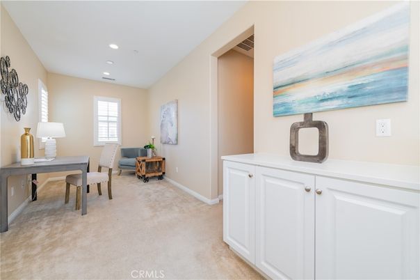 Home Office, Interior, Recessed Lighting