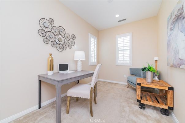 Home Office, Interior, Recessed Lighting