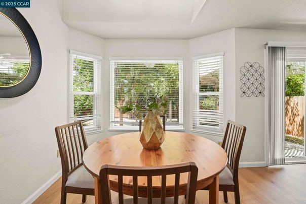Dining room, Interior, Wood Texture Flooring