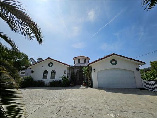 Attached, Exterior, Facade, Spanish Mediterranean