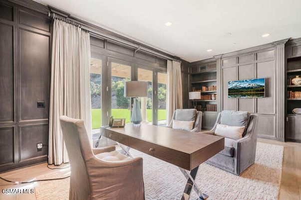 Home Office, Interior, Recessed Lighting