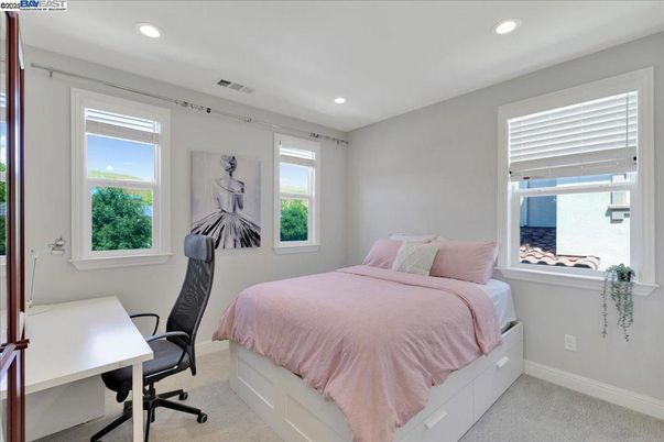Bedroom, Home Office, Interior, Recessed Lighting
