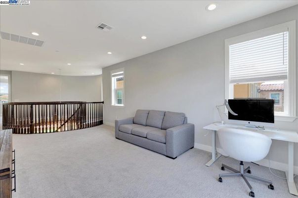 Home Office, Interior, Recessed Lighting
