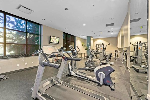 Fitness Equipment, Gym, Interior, Recessed Lighting