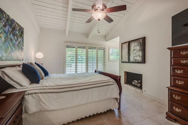 Bedroom, Fireplace, Interior