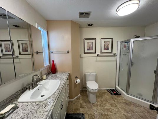 Bathroom, Glass Shower, Interior