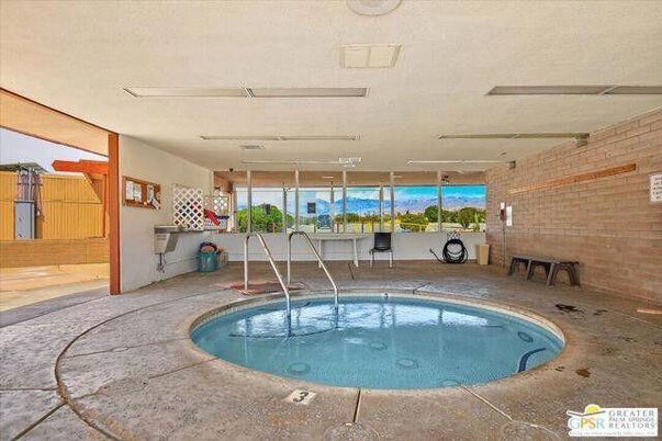 Interior, Pool, Stone Walls