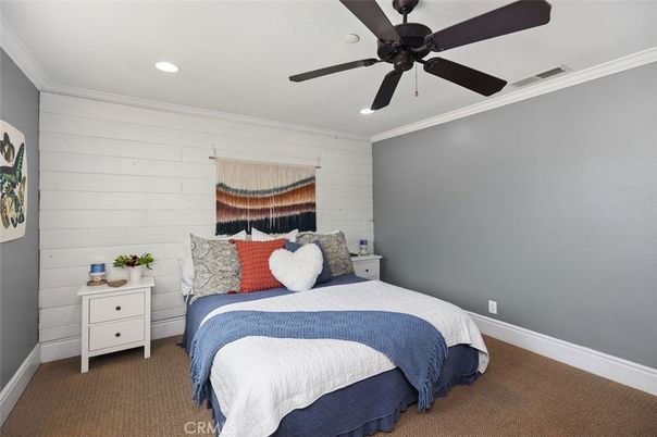 Bedroom, Interior, Recessed Lighting