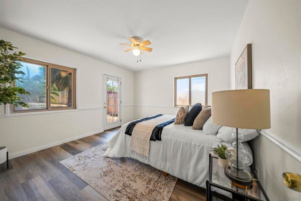 Bedroom, Interior, Wood Texture Flooring