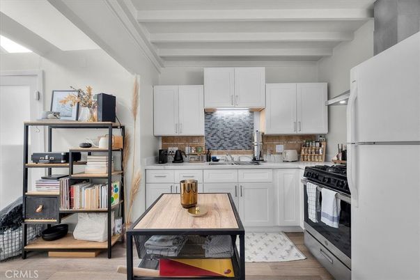Interior, Kitchen, Wood Texture Flooring