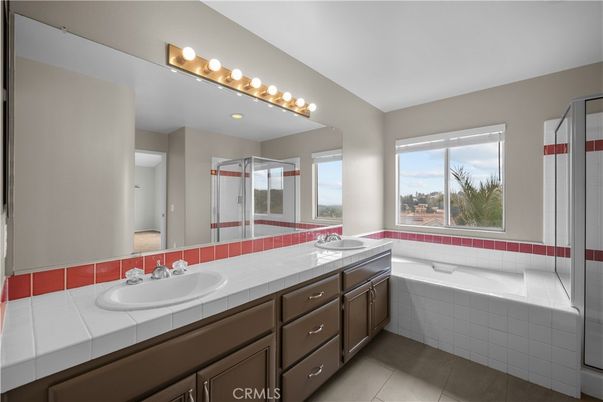 Bathroom, Dual Sink Vanities, Interior, Tile Countertops