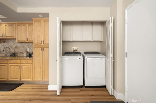 Interior, Utility Closets, Washer, Wood Texture Flooring