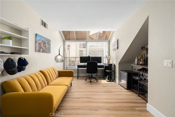 Home Office, Interior, Wood Texture Flooring