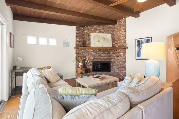 Fireplace, Interior, Living room, Stone Walls, Wooden Beams, Wooden Ceilings, Wood Texture Flooring