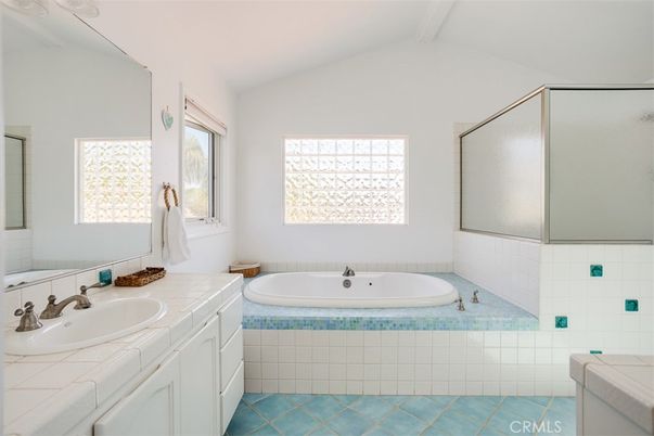 Bathroom, Glass Shower, Interior, Tile Countertops