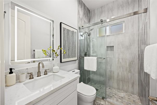 Bathroom, Glass Shower, Interior