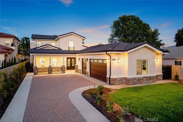 Attached, Backyard, Exterior, Facade, Spanish Mediterranean