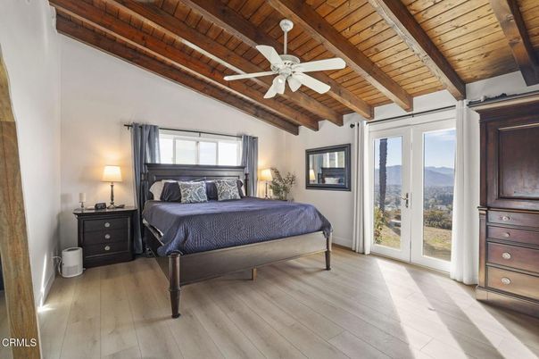 Bedroom, Interior, Wooden Beams, Wooden Ceilings, Wood Texture Flooring