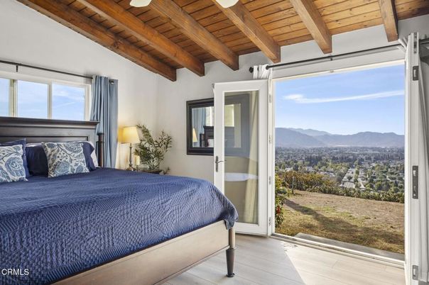 Bedroom, Interior, Wooden Beams, Wooden Ceilings, Wood Texture Flooring