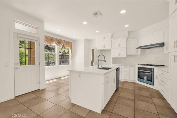 Interior, Kitchen, Marble Walls, Recessed Lighting
