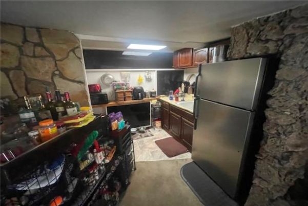 Interior, Kitchen, Stone Walls