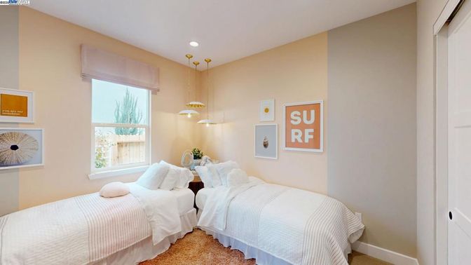 Bedroom, Interior, Pendant Lights, Recessed Lighting
