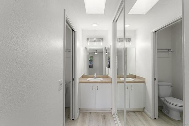 Bathroom, Interior, Wood Texture Flooring